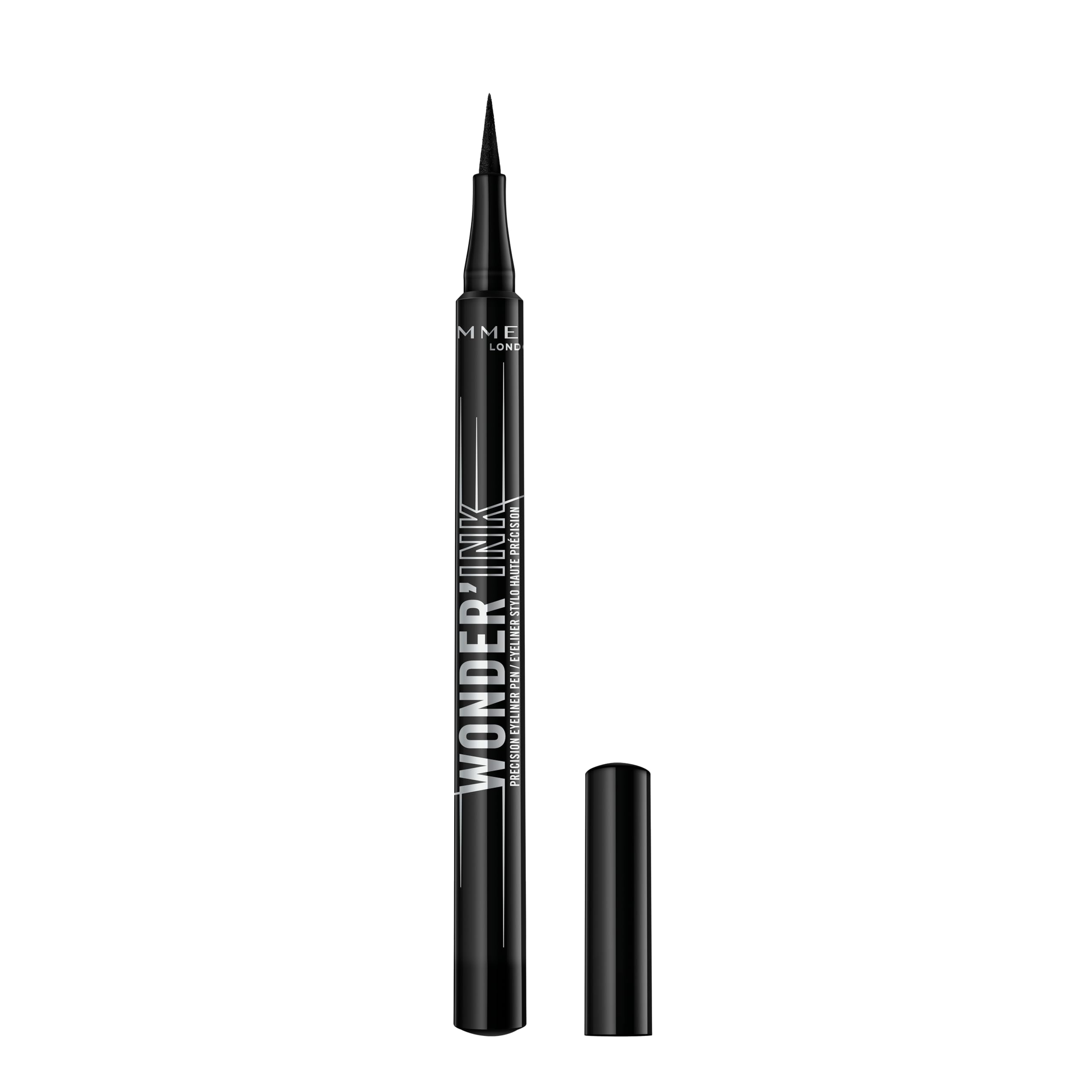 Rimmel Wonder'Ink Eyeliner 001 Black Eyeliner | Waterproof matte eyeliner pen wi