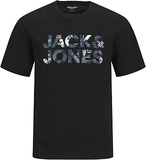 JACK & JONES Jjebryan Corp Logo tee SS O-Neck Noos Camiseta Hombre (Pack de 1)