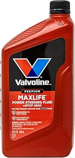 Valvoline MaxLife Power Steering Fluid, 32 oz | Helps stop leaks while protecting against wear, foaming, and oxidation.