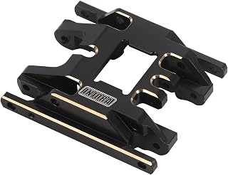 INJORA 53g Black Coating Brass Skid Plate Transmission Mount for TRX4M
