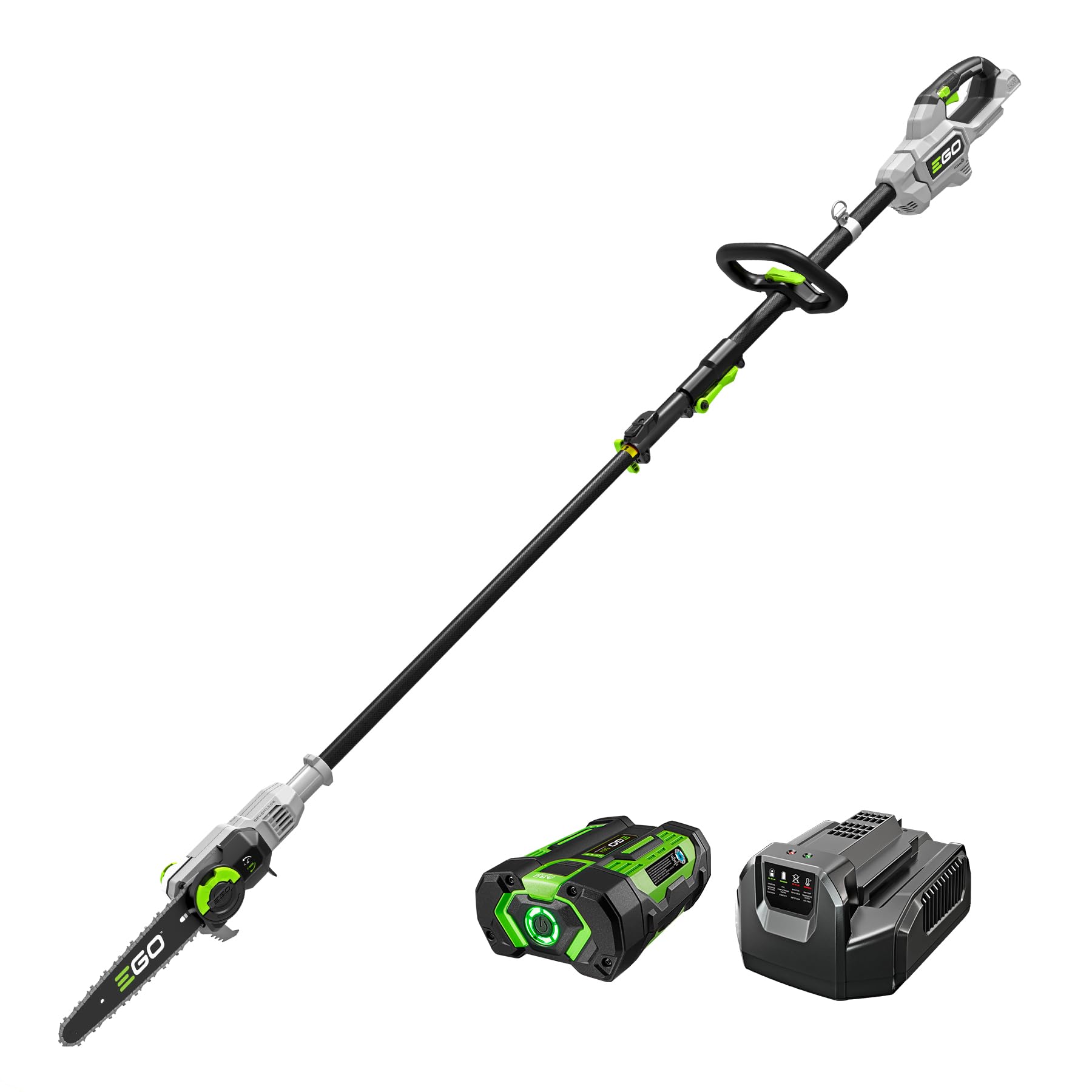 EGO Power+ Pole Saw for Tree Trimming, Cordless Electric Pole Saw with Telescopi
