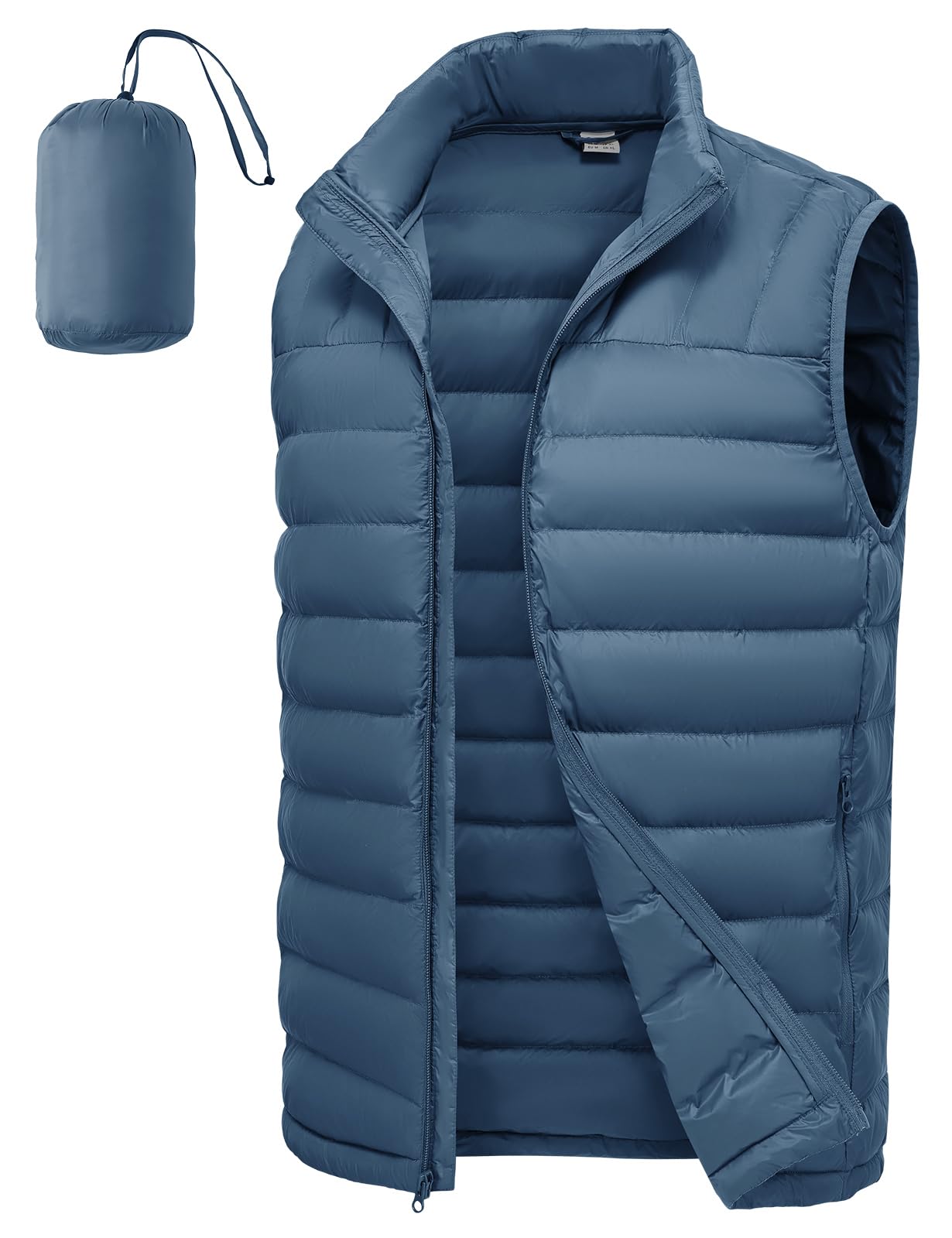 TBMPOY Men's Packable Puffer Vests Lightweight Water Resistant Outerwear