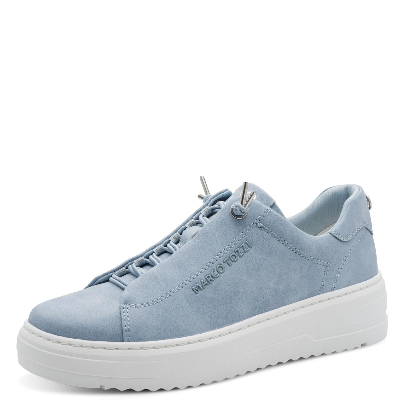 Marco Tozzi Women's Soft Sneaker Feel Me Removable Insole Soft Vegan Lining Lace