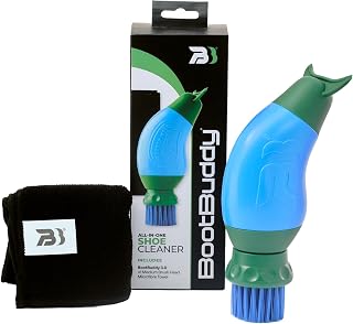 The Boot Buddy - The Simple and Efficient Way to Clean Your Muddy Boots, Shoes and Other Outdoor Equipment Cleans Football, Rugby, Boots, Golf Shoes, Boots and More in Minutes.
