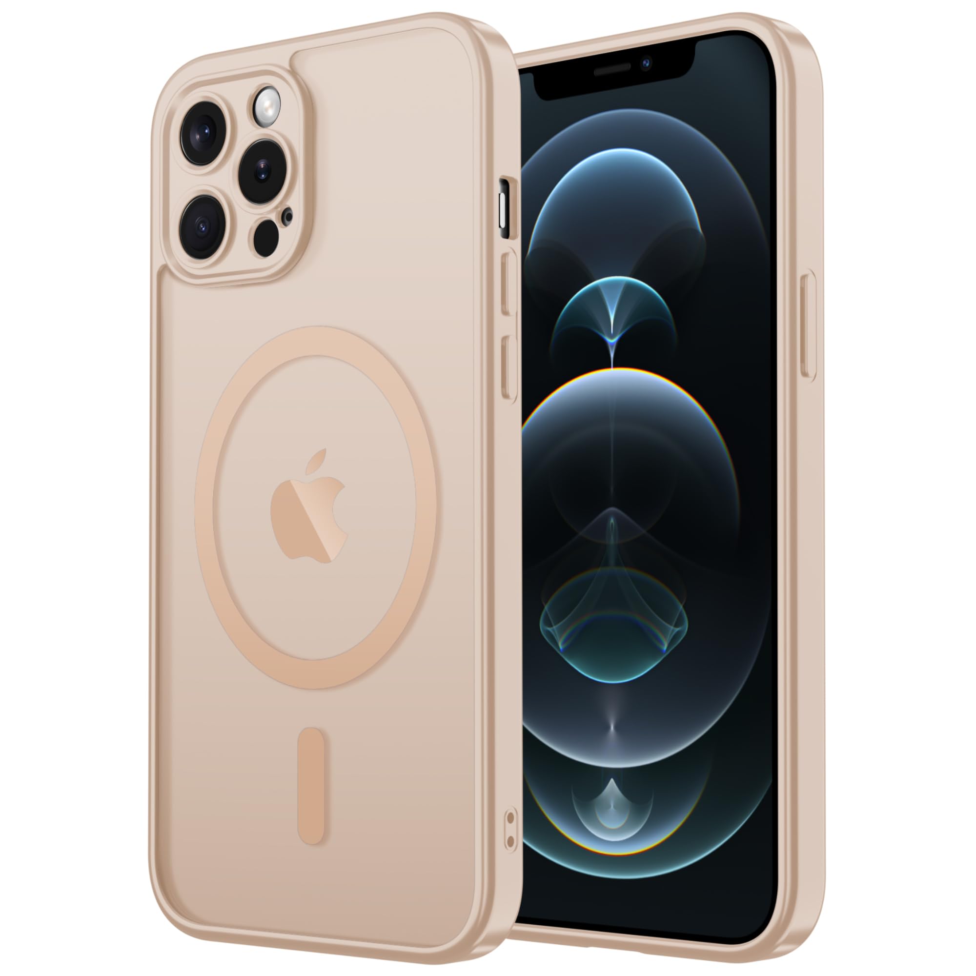 for iPhone 12 Pro Case[Compatible with MagSafe][Camera Protection][Military Grad