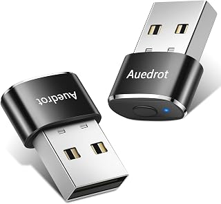 AUEDROT Mouse Jiggler Undetectable Metal USB Mouse Mover with Switch Button, Automatic Mini Mouse Wiggler with 2 Jiggle Modes, Driver-Free, Plug-and-Play, Keep Computer/Laptop Awake, Black, 2 PCS