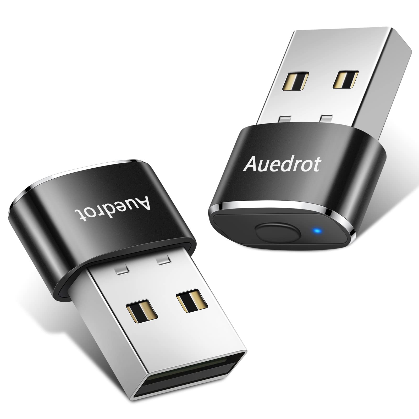 AUEDROT Mouse Jiggler Undetectable Metal USB Mouse Mover with Switch Button, Aut