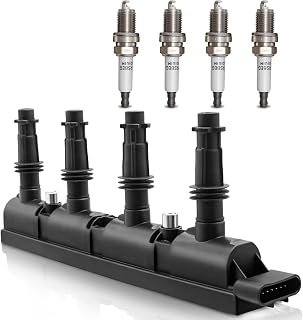 UF669 Ignition Coil &amp; 1675 Double Iridium Spark Plug Chevy Buick Cadillac | Fits Chevy Cruze Trax Sonic Volt Buick Encore Cadillac ELR 2011 2012 2013 2014 2015 2016 2017 2018 2019 2020 Only 1.4L