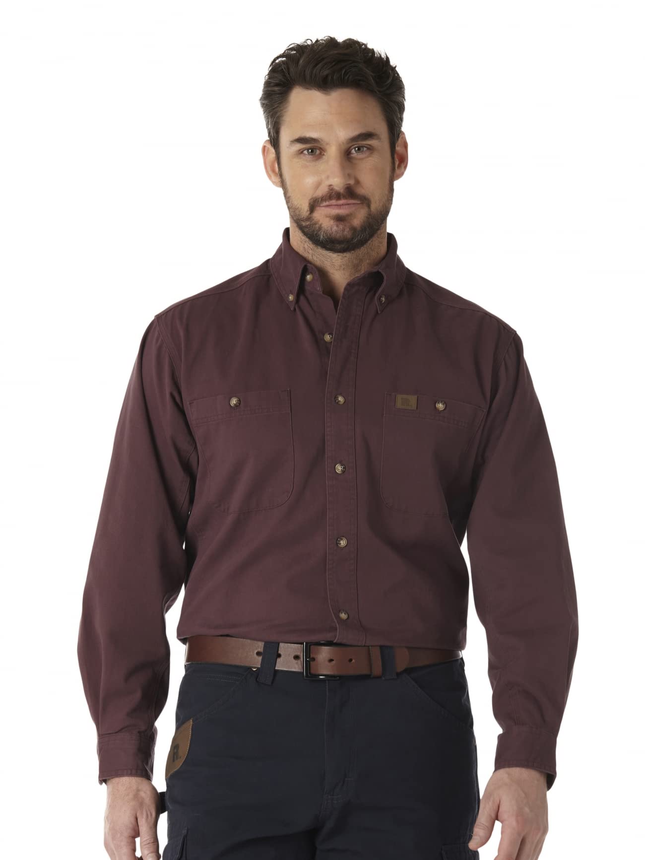 Wrangler Logger Men's Twill Long Sleeve Workshirt