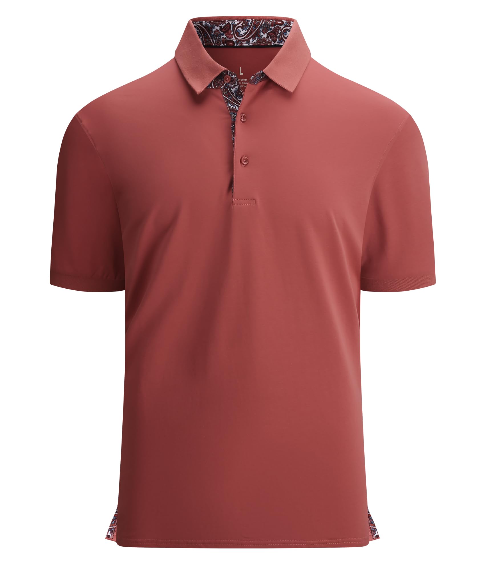 ALEX VANDO Mens Polo Shirts Short Sleeve Regular Fit Fashion Designed Shirt