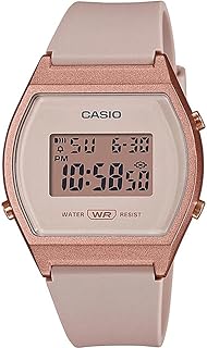 Casio - Collection Armbanduhr LW-204-4AEF - Damen Uhr - Spritzfest - Digital - Mit Kunststoffband - Rose