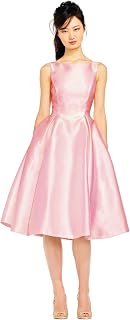 Adrianna Papell Women's Sleeveless Mid-Length Party Dress V Back