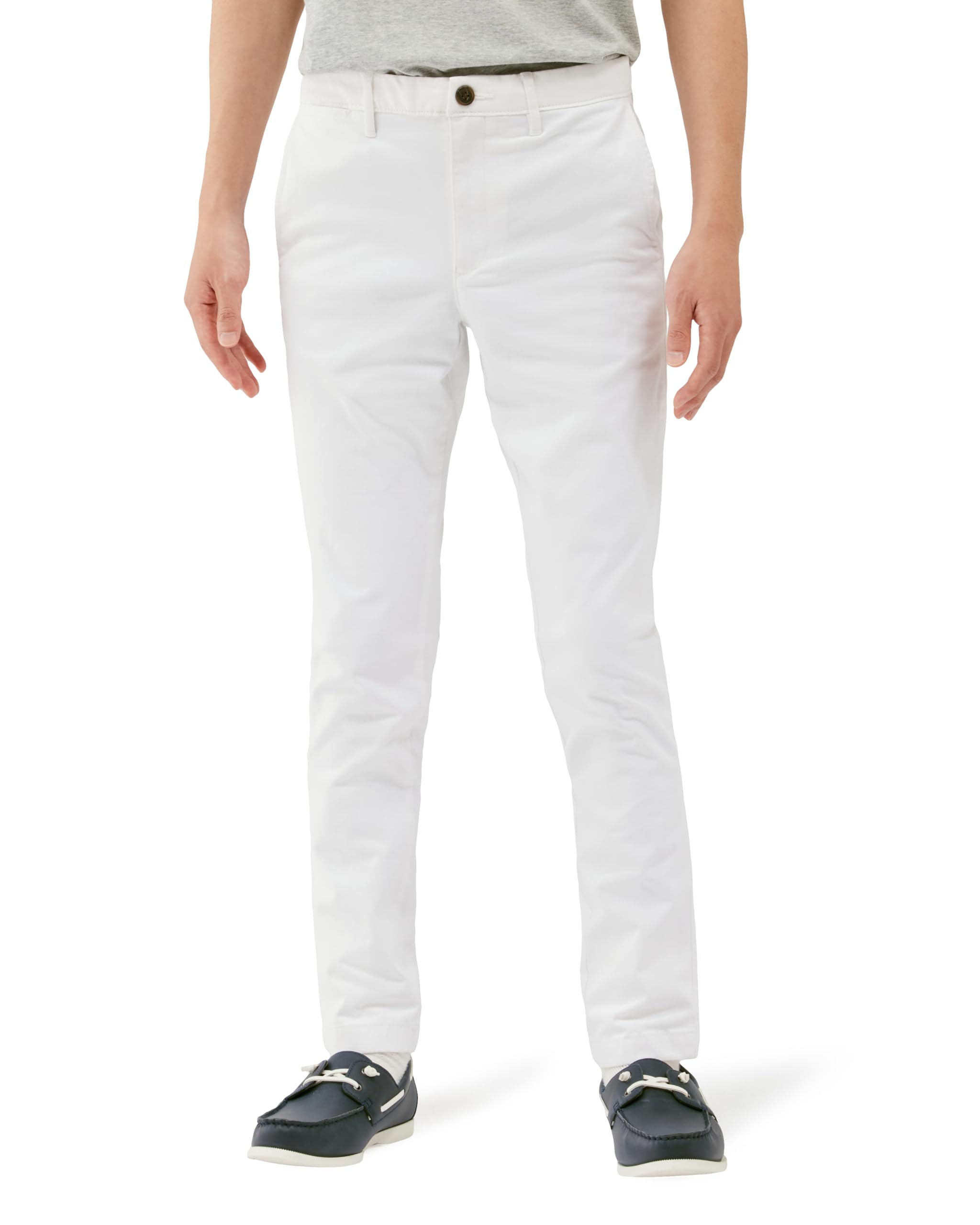 Amazon Essentials Men's Chino Pants, Washed, Skinny Fit, Comfort Stretch