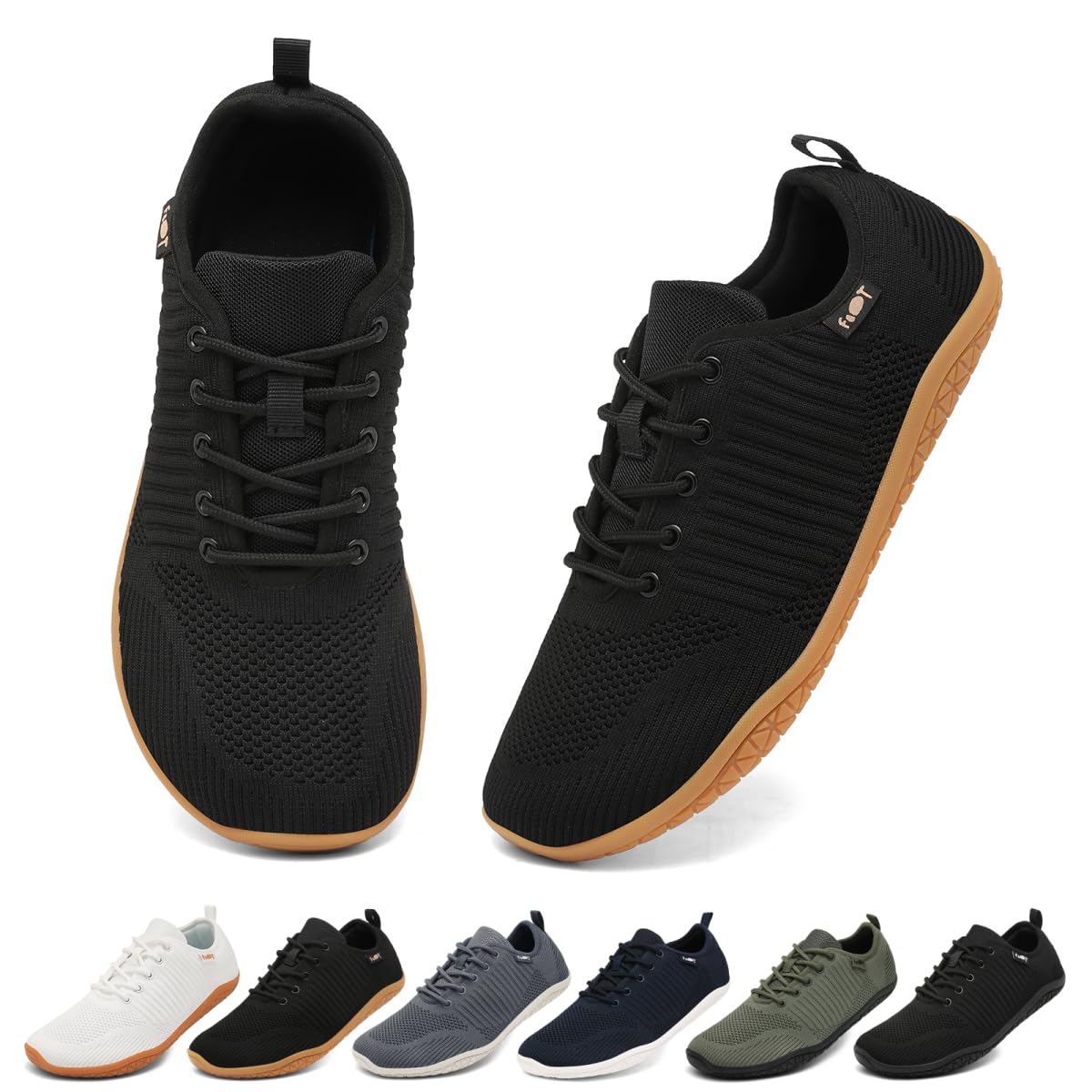 Geweo Barefoot Shoes Men Women Wide Toe Box Zero Drop Trainers Size 37-47