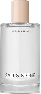 Salt & Stone Hair & Body Mist for Women & Men, Saffron & Cedar 3.4 fl oz | Lightweight Mist, Sweet & Ambery Scented Body Spray, Gender Neutral Fragrance with Glycerin & Red Algae, Vegan, Paraben-Free