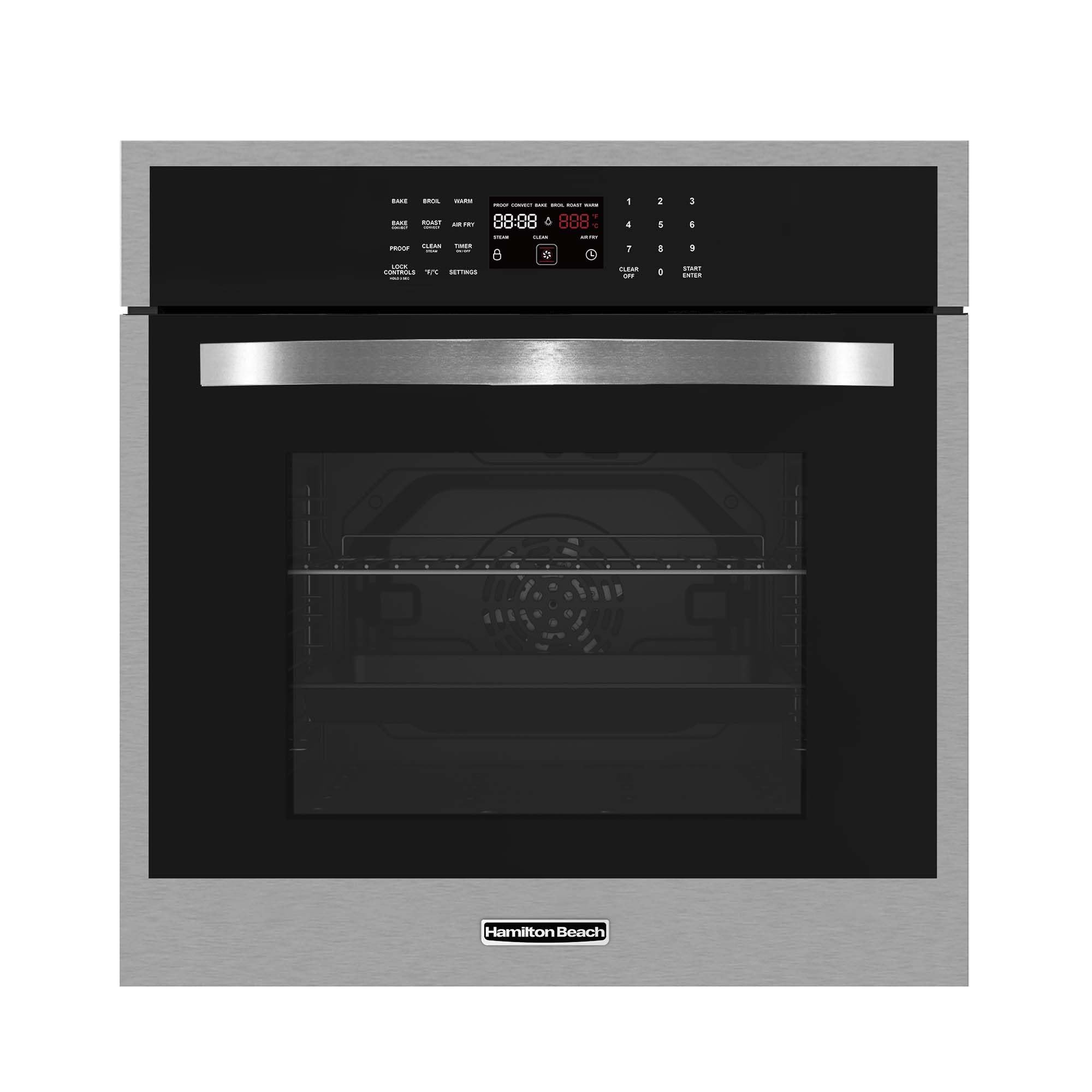 Hamilton Beach, 23.5" Front Control Range, Built-in Electric Wall Oven, Stainles