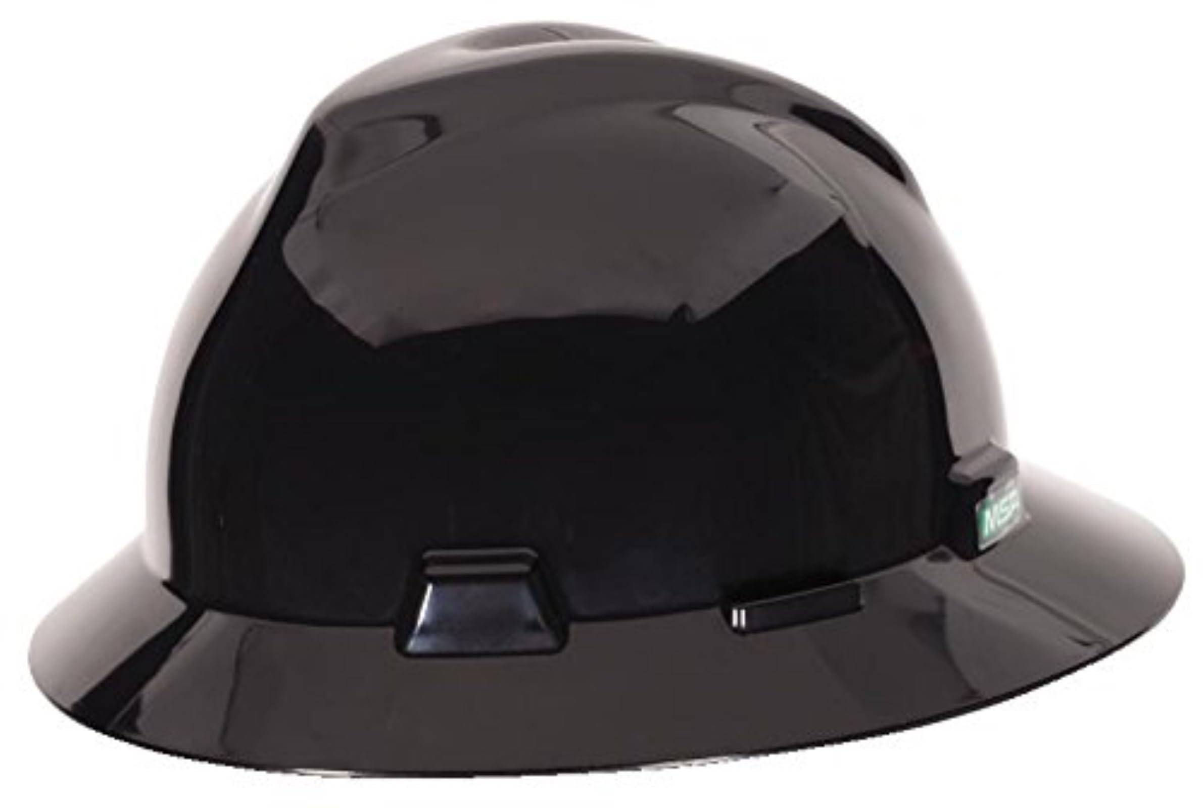 MSA V-Gard Full-Brim Hard Hat with Suspension - Polyethylene Shell, Superior Imp