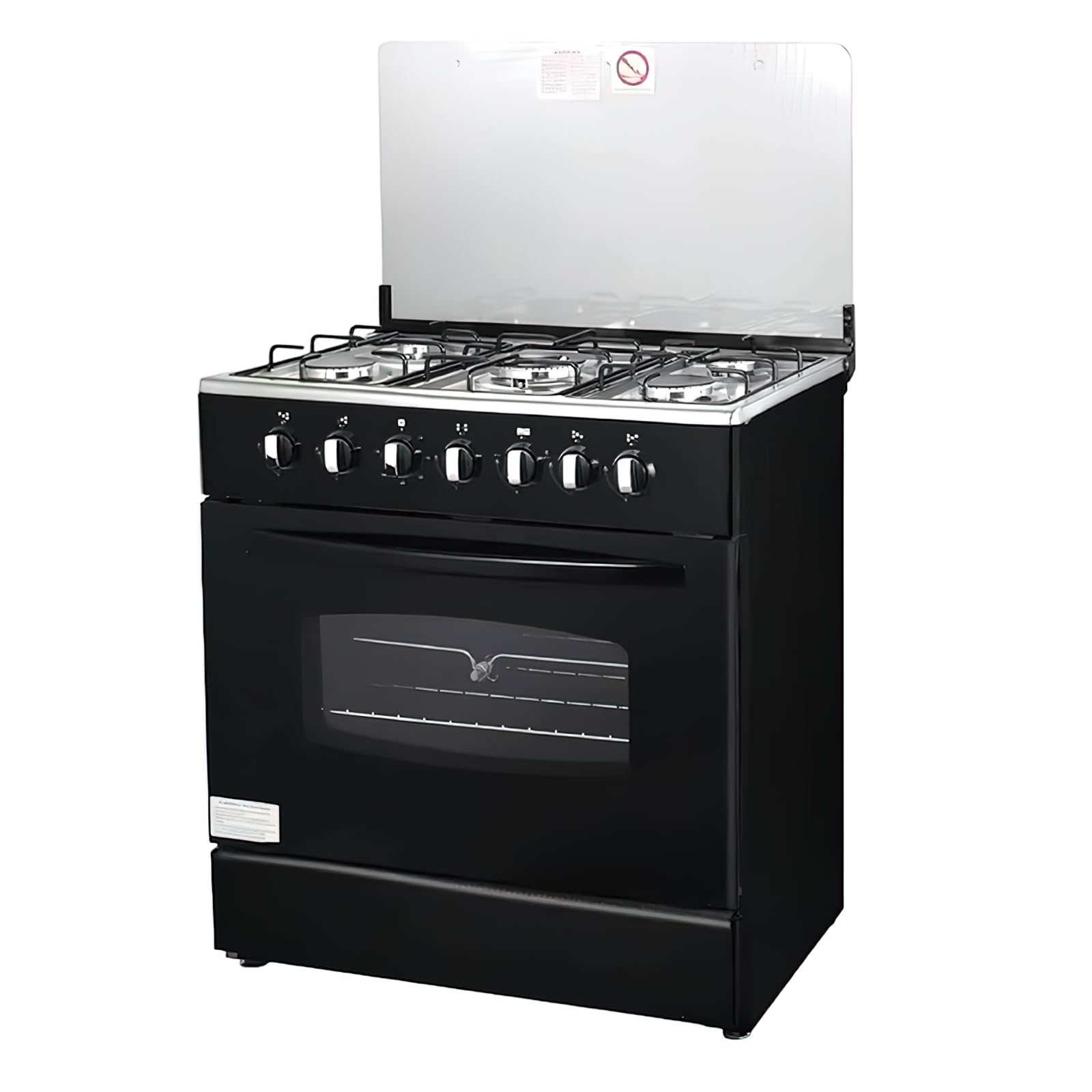 28inch Freestanding LPG Oven - Equipped with 6 coil burners, 108L Stainless Stee