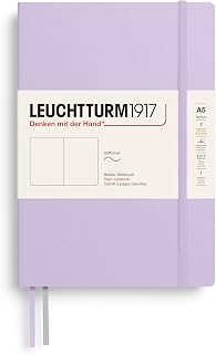Leuchtturm Notebook, A5, Plain, Soft Cover, Lilac 365496