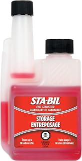 STA-BIL Storage Fuel Stabilizer | Keeps Fuel Fresh for 24 Months, Prevents Corrosion, Gasoline Treatment Additive that Protects System, Gas Stabilizer for Storage 236mL (22209)
