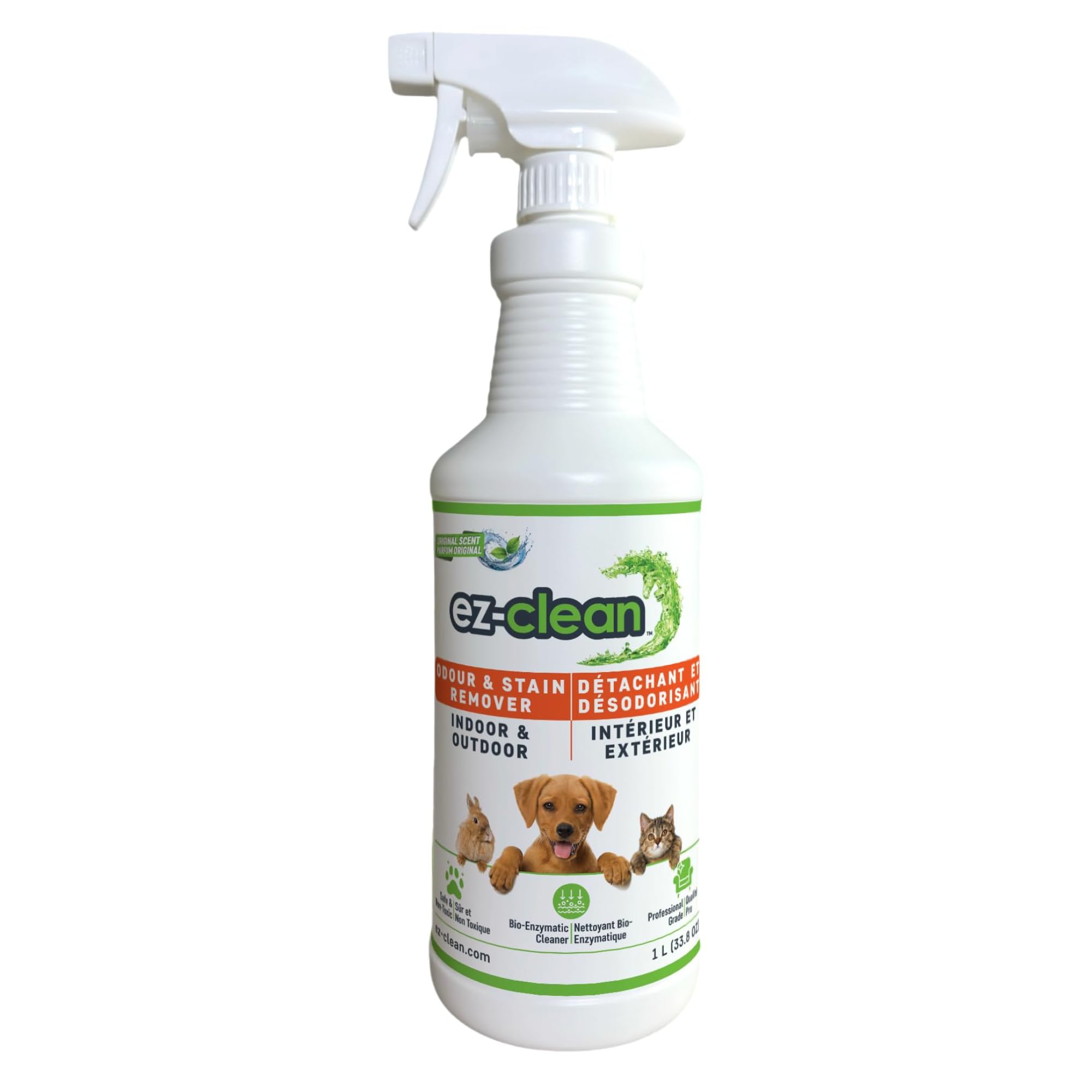ez-clean BioEnzyme Odour & Stain Remover - 1 L Spray - Original Scent