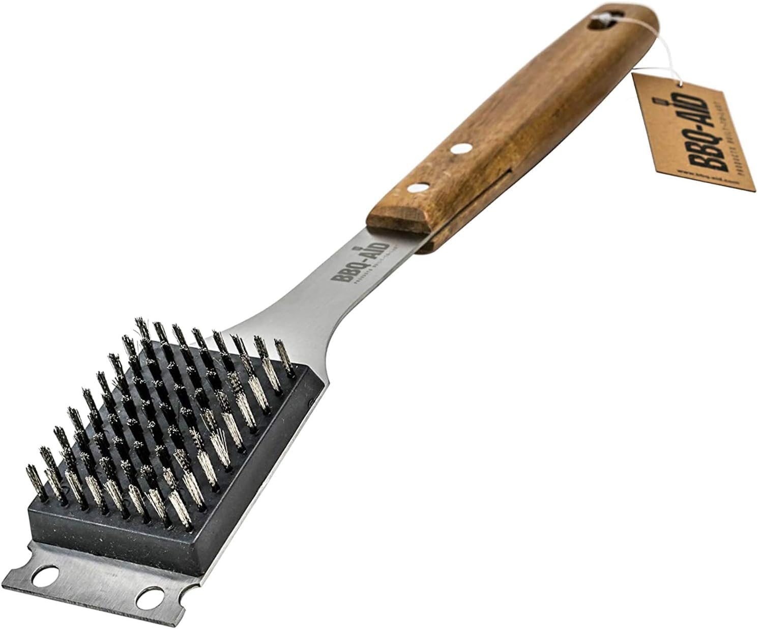 BBQ-Aid Grill Brush and Scraper for Barbecue – Grill Brush for Outdoor Grill wit
