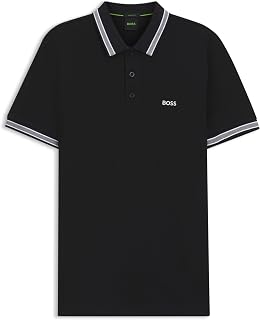 BOSS Cotton Piqué Logo Polo Shirt