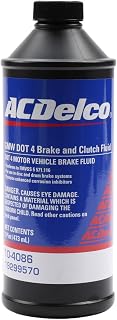 ACDelco 798696 GM Original Equipment 10-4086 DOT 4 Hydraulic Brake and Clutch Fluid - 16 oz