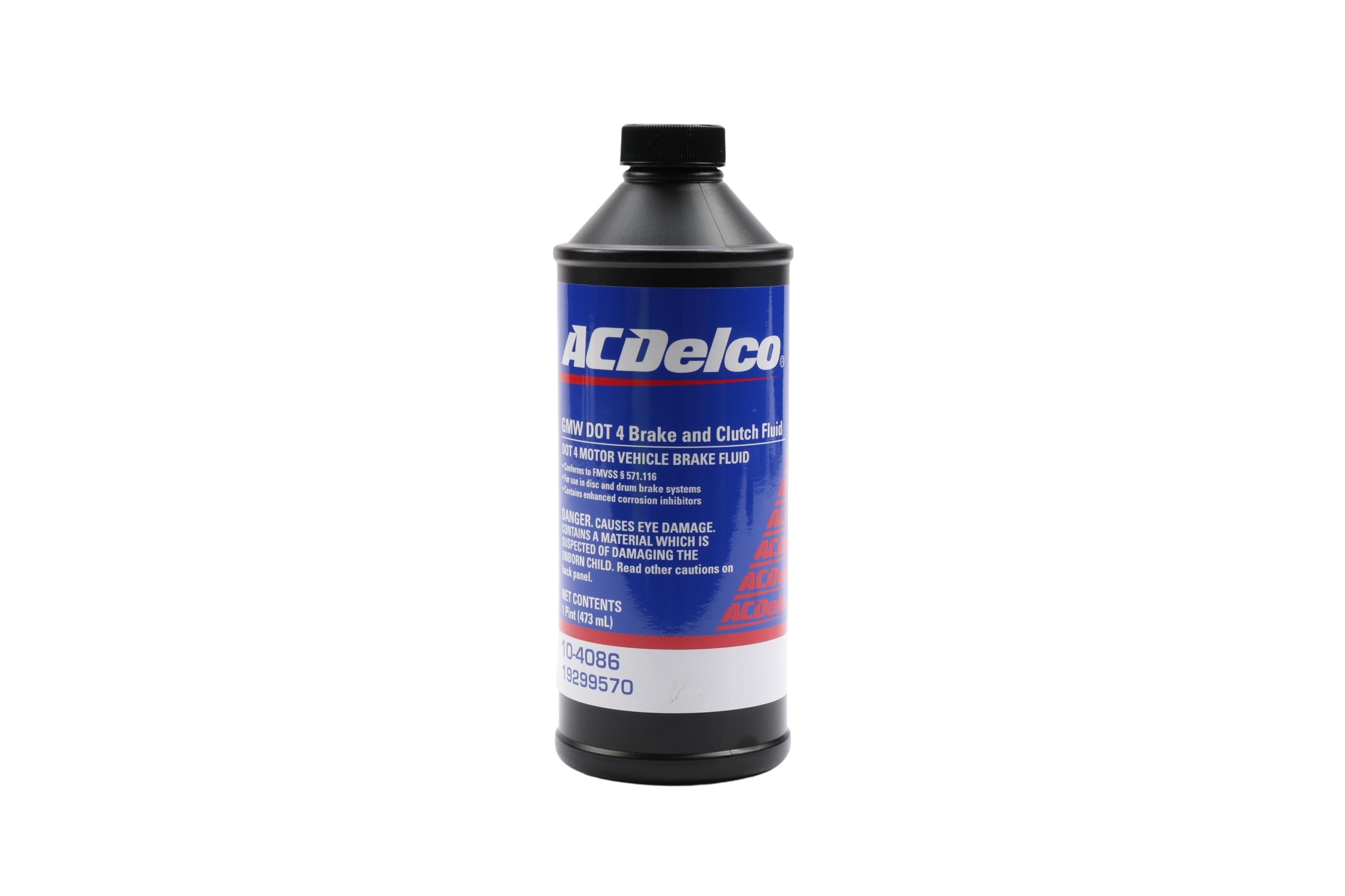 ACDelco 798696 GM Original Equipment 10-4086 DOT 4 Hydraulic Brake and Clutch Fl
