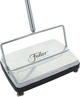 Fuller Brush 17028 Electrostatic Carpet & Floor Sweeper - 9" Cleaning Path - Lightweight - Ideal for Crumby Messes - Works On Carpets & Hard Floor Surfaces - Bright White