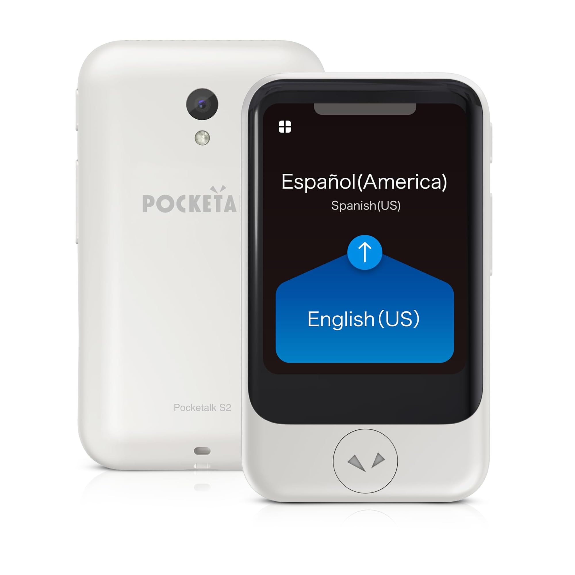 POCKETALK S2 Two-Way Voice Translator - HIPAA/GDPR/ISO Certified Security | 92+ 