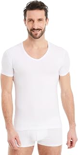 FINN Men's V-Neck Short Sleeve Undershirt