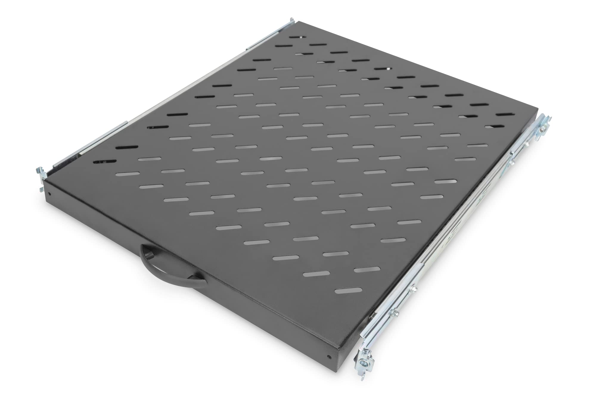DIGITUS Pull-out shelf - 19-inch - 1U - Front and rear mounting - Load capacity 