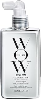 COLOR WOW Dream Coat – Anti-Humidity Frizz Control Spray for Glass Hair | Anti-frizz treatment and humidity-proofing spray delivers glassy-smooth, frizz-free hair. Heat activated, lasts 3-4 shampoos.