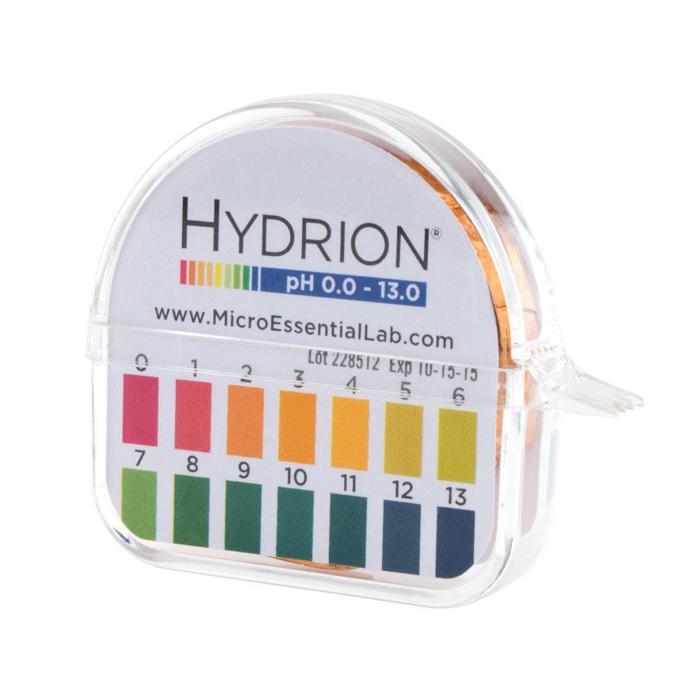 Hydrion Ph Paper (93) with Dispenser and Color Chart - Full Range Insta Chek ph-