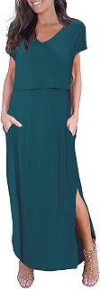 Smallshow Women's Nursing Top, Comfy Long Sleeve Nursing Top
