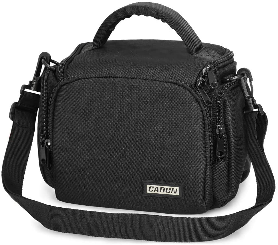 CADeN Compact Camera Shoulder Crossbody Bag Case Compatible for Nikon, Canon, So