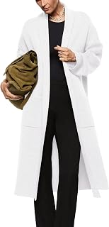 Womens Long Sleeve Cardigan Sweaters Oversized Open Front Maxi Coat