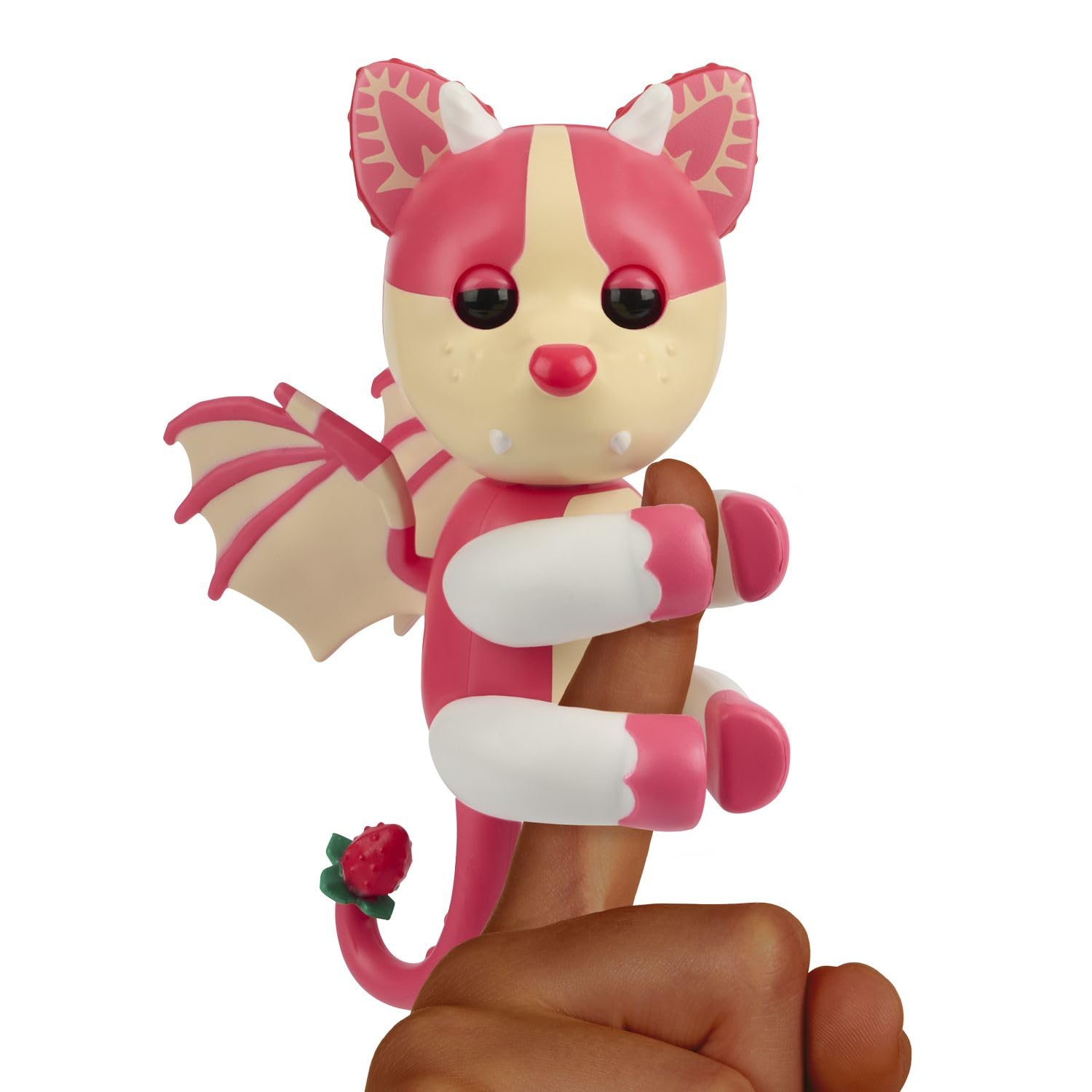Adopt Me! x Fingerlings, Adopt Me! Strawberry Shortcake Bat Dragon, Legendary In
