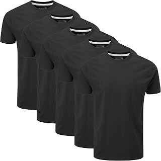 Charles Wilson 5 Pack Plain Crew Neck T-Shirt