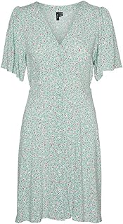 Bestseller A/S Vmalba SS Short Dress Wvn Noos Dress Women