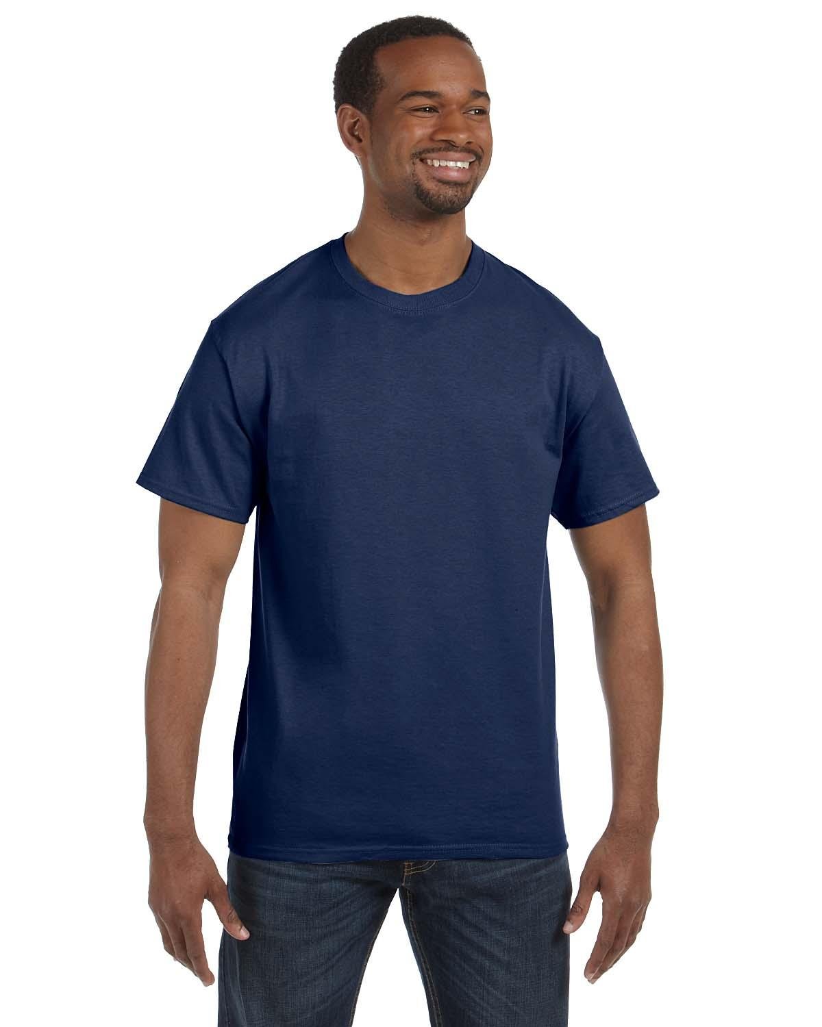 Jerzees 5.6 oz. 50/50 Heavyweight Blend T-Shirt (29M) J Navy, 2XL