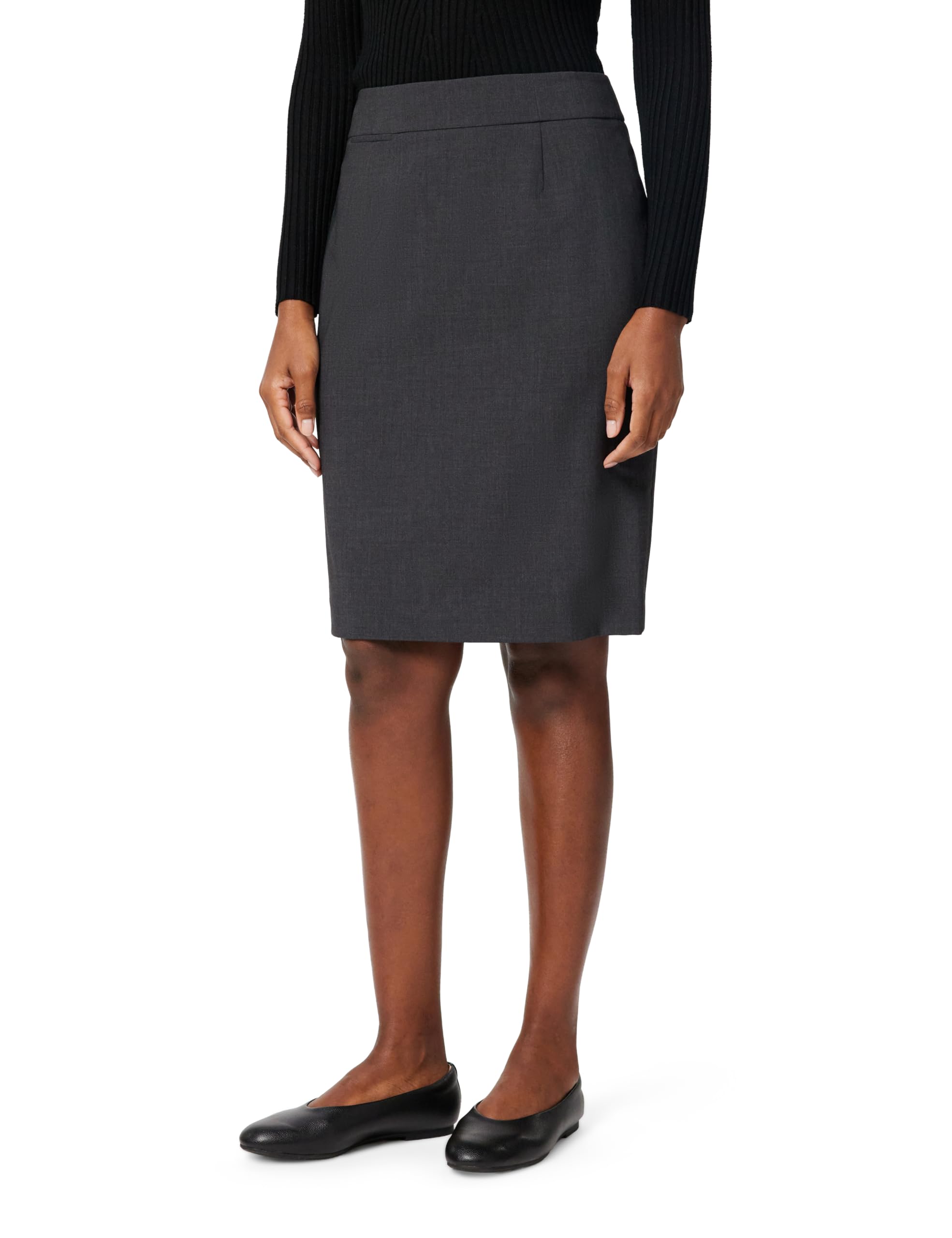 Calvin Klein Straight Lux Suit Skirt (Regular and Plus Size) Skirt for Women