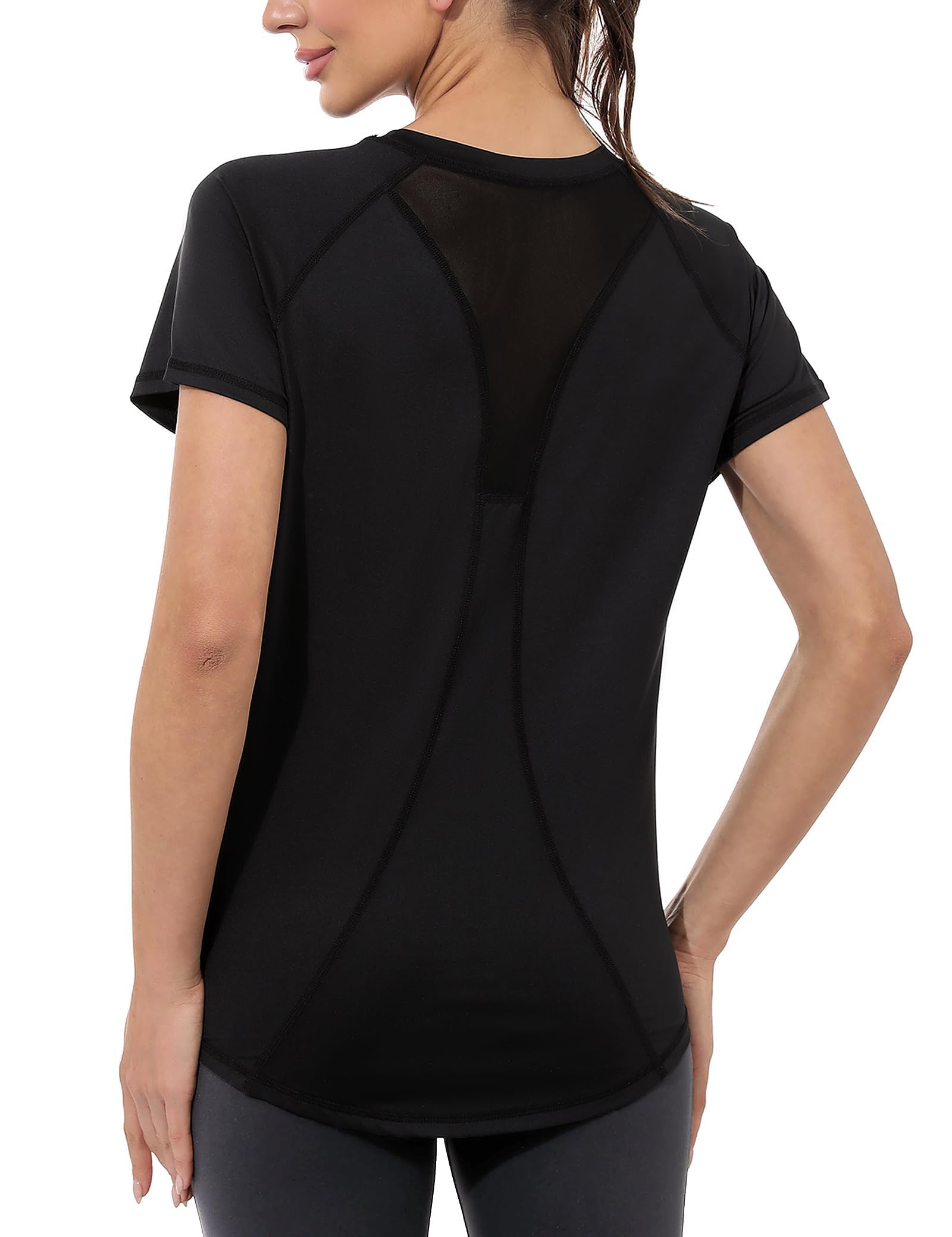 Gyabnw Women's Running T-Shirt Fitness Short Sleeve