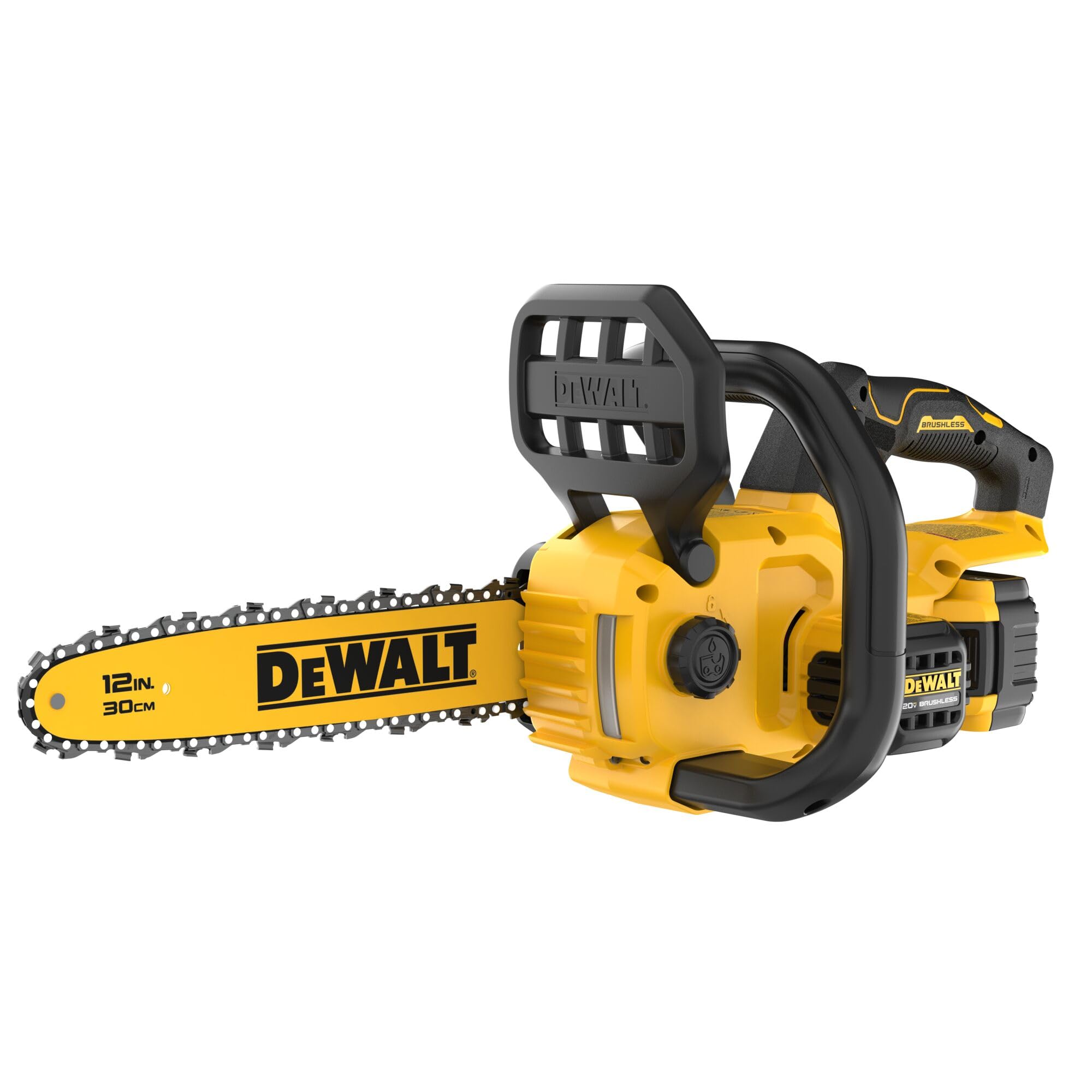 DEWALT 20V MAX 12" Cordless Chainsaw Kit with Battery and Charger Included (DCCS