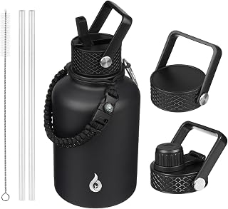 BJPKPK 50oz Large Insulated Water Bottle, Stainless Steel Water Jug