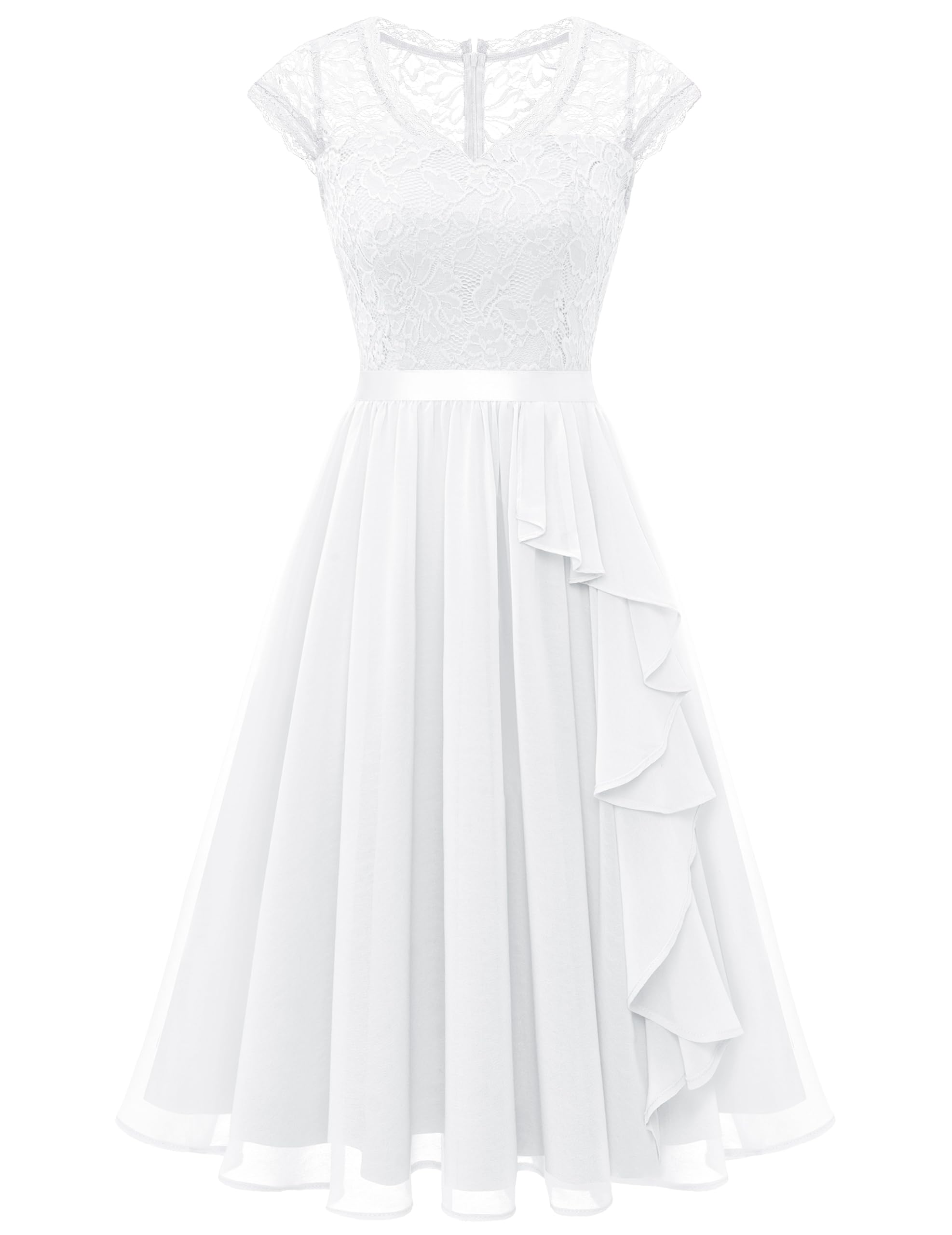 Wedtrend Women's Bridesmaid Dresses Short Prom Dress Ruffle Semi Formal Cocktail