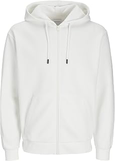JACK & JONES Zip Hoodie Plain Zip Hoodie