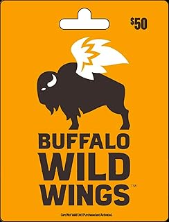 Buffalo Wild Wings Physical Gift Card | Buffalo - $50