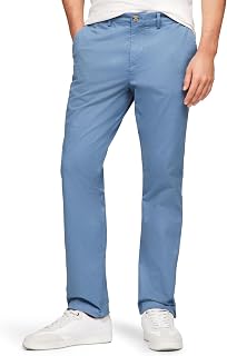 Tommy Hilfiger Men's Stretch Cotton Chino Pants in Custom Fit